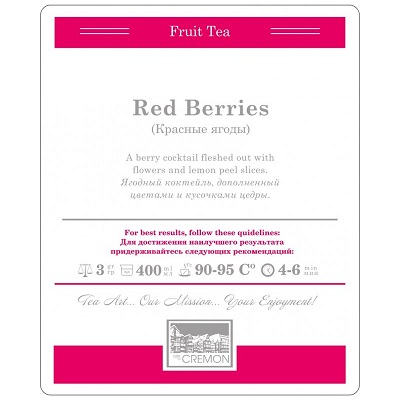 Red Berries Cremon Tea